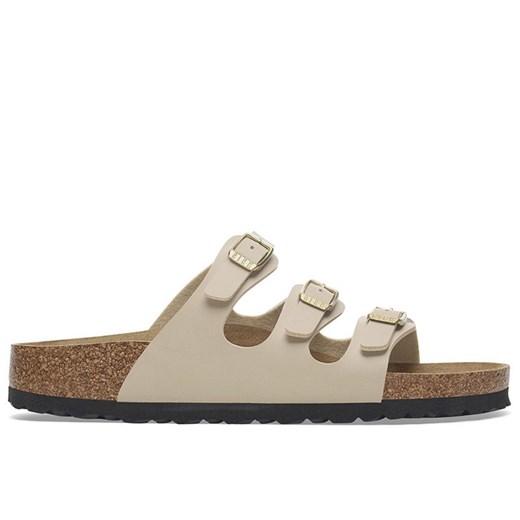Klapki Birkenstock Florida 1029265 - beżowe ze sklepu streetstyle24.pl w kategorii Klapki damskie - zdjęcie 179778961