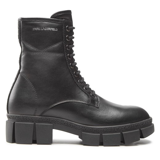 Botki KARL LAGERFELD KL43250 Czarny Karl Lagerfeld 37 okazja eobuwie.pl