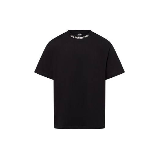 The North Face Koszulka męska - Zumu Mężczyźni Bawełna czarny jednolity ze sklepu vangraaf w kategorii T-shirty męskie - zdjęcie 179781802