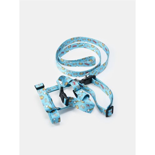 Sinsay - Smycz, obroża i szelki dla psa - błękitny Sinsay One Size Sinsay
