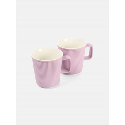 Sinsay - Kubki 2 pack w pastelowym kolorze - fioletowy ze sklepu Sinsay w kategorii Kubki - zdjęcie 179782900