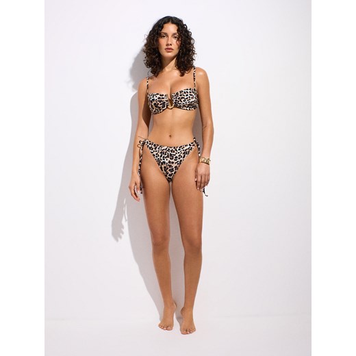 Mohito - Góra od bikini w panterkę - wielobarwny Mohito 40 Mohito