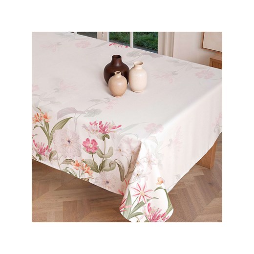 Mint Rugs Obrus &quot;Floral Blume&quot; w kolorze biało-jasnoróżowym ze sklepu Limango Polska w kategorii Obrusy i bieżniki - zdjęcie 179787581