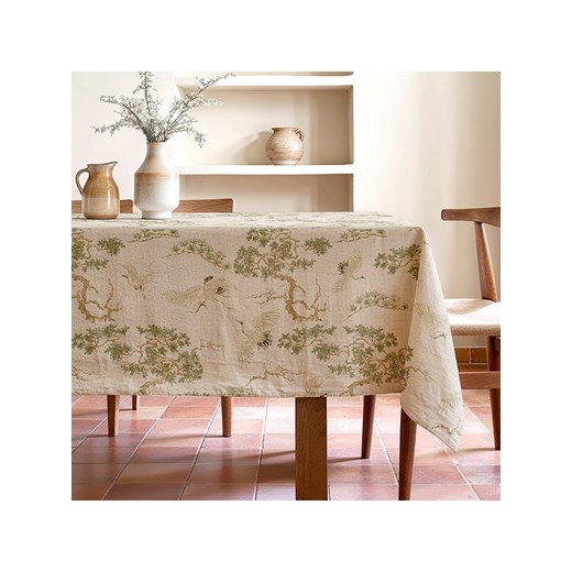 Mint Rugs Obrus &quot;Natural Garza&quot; w kolorze kremowo-zielono-beżowym ze sklepu Limango Polska w kategorii Obrusy i bieżniki - zdjęcie 179787623