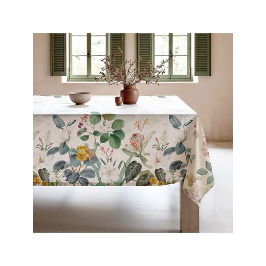 Mint Rugs Obrus &quot;Tropical Anais&quot; w kolorze biało-zielono-żółtym ze sklepu Limango Polska w kategorii Obrusy i bieżniki - zdjęcie 179787641