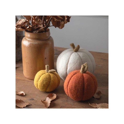 FILZLIG Figurki dekoracyjne (3 szt.) w kolorze biało-czerwono-żółtym Filzlig onesize okazja Limango Polska