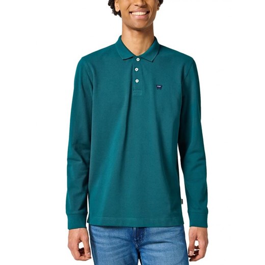 Wrangler Koszulka polo w kolorze morskim ze sklepu Limango Polska w kategorii T-shirty męskie - zdjęcie 179788712