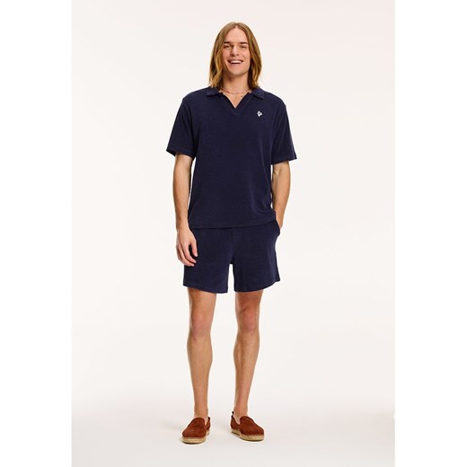 SHIWI Koszulka polo w kolorze granatowym ze sklepu Limango Polska w kategorii T-shirty męskie - zdjęcie 179789231