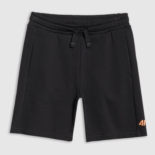 Chłopięce spodenki dresowe 4F 4FJWSS25TSHOM600 - czarne 4f Junior 128 Sportstylestory.com