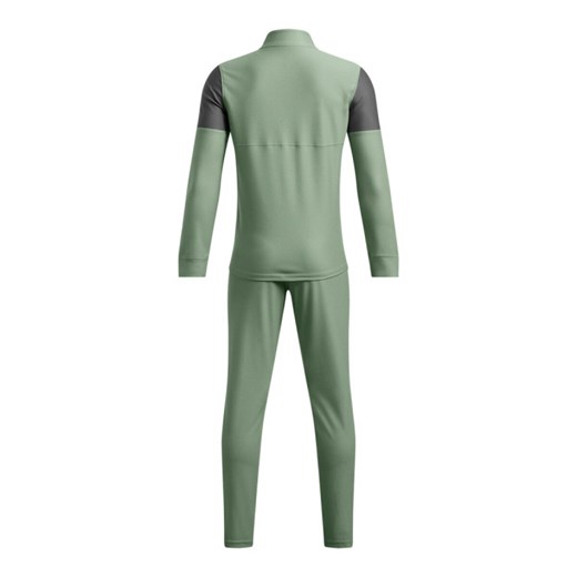 Chłopięcy dres komplet treningowy Under Armour UA B\'s Challenger Tracksuit - zielony ze sklepu Sportstylestory.com w kategorii Dresy męskie - zdjęcie 179792283