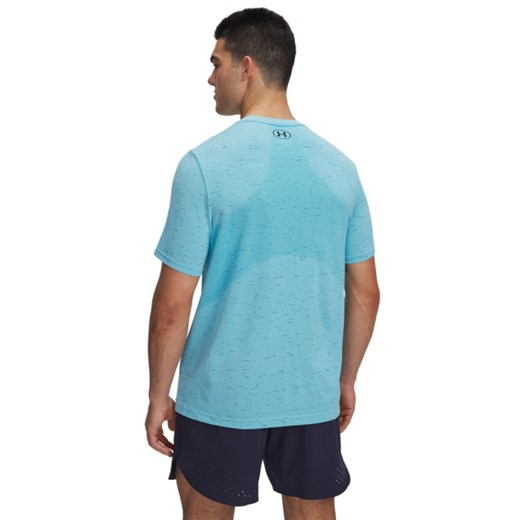 Męska koszulka treningowa Under Armour UA Vanish Seamless SS - niebieska ze sklepu Sportstylestory.com w kategorii T-shirty męskie - zdjęcie 179792292
