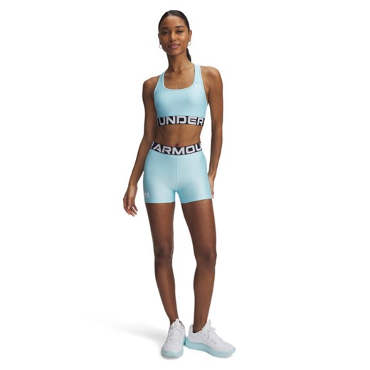 Damskie legginsy krótkie treningowe Under Armour UA Hg Authentics Shorty  - niebieskie ze sklepu Sportstylestory.com w kategorii Szorty - zdjęcie 179792330