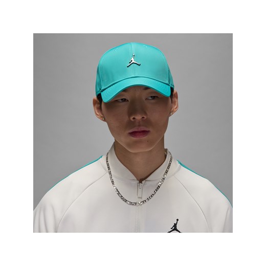 Czapka o wzmocnionej konstrukcji z metalowym logo Jumpman Jordan Rise - Zieleń ze sklepu Nike poland w kategorii Czapki z daszkiem męskie - zdjęcie 179792623