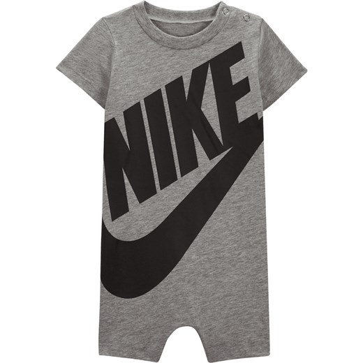 Rampers Futura dla niemowląt Nike (0-9 M) - Szary ze sklepu Nike poland w kategorii Rampersy - zdjęcie 179792632