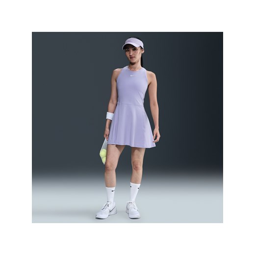 Damska sukienka do tenisa Dri-FIT Nike Victory - Fiolet ze sklepu Nike poland w kategorii Sukienki - zdjęcie 179792652