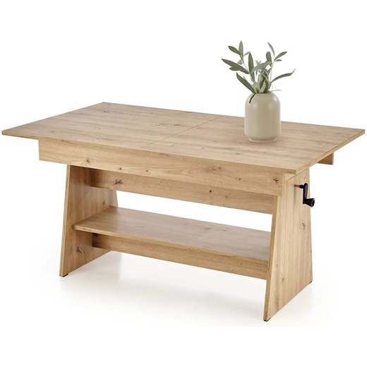 Nowoczesny rozkładany ławostół dąb artisan K2-L95 ze sklepu Edinos.pl w kategorii Stoły - zdjęcie 179792963