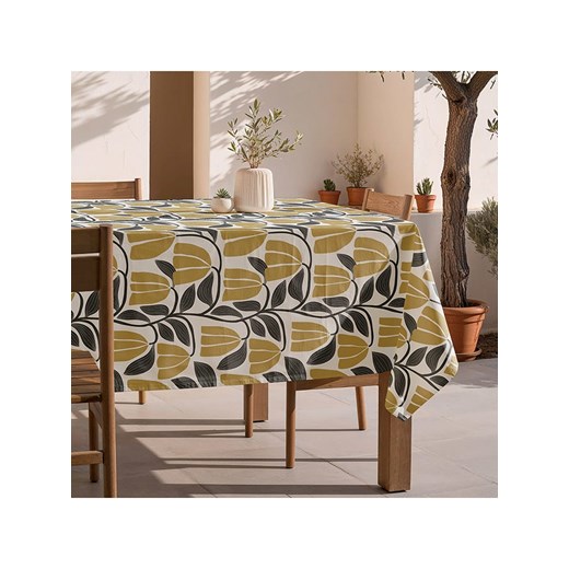 Mint Rugs Obrus "Nordic Nekane" w kolorze biało-żółto-szarym Mint Rugs 155x250 cm wyprzedaż Limango Polska