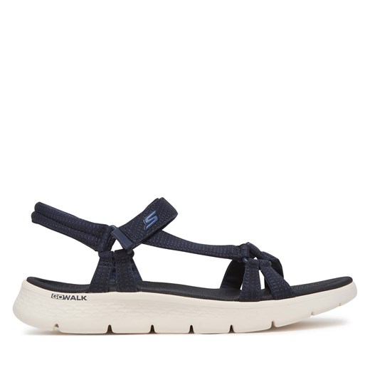 Sandały Skechers Go Walk Flex Sandal-Sublime 141451/NVY Granatowy Skechers 36 eobuwie.pl