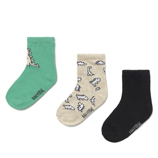 Zestaw 3 par wysokich skarpet dziecięcych Mayoral 10870 Kolorowy Mayoral 24M eobuwie.pl