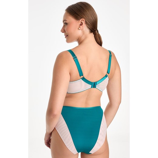 Biustonosz miękki soft szmaragdowy Salma B171, Kolor szmaragdowy, Rozmiar 80F, Ewa Bien ze sklepu Intymna w kategorii Biustonosze - zdjęcie 179795411