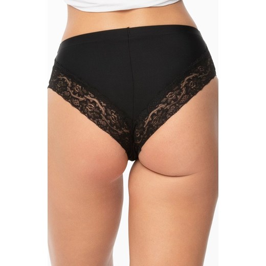 Julimex figi damskie czarne Cheekie Brasil, Kolor czarny, Rozmiar L, Julimex ze sklepu Intymna w kategorii Majtki damskie - zdjęcie 179795440