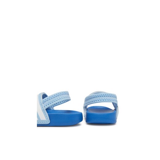 adidas Sandały adilette Estrap JR5327 Błękitny 21 MODIVO