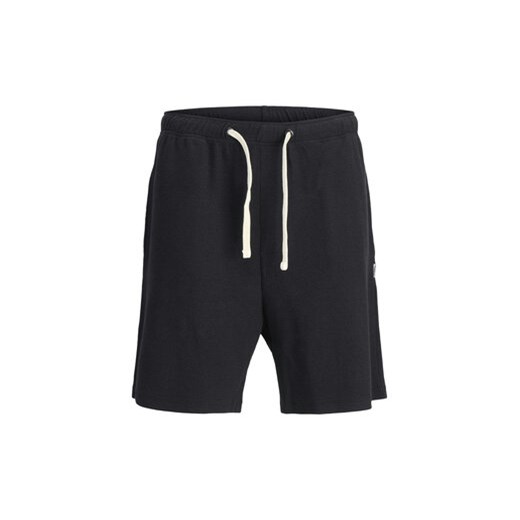 Jack&Jones Komplet polo i spodenki Slington 12281841 Czarny Relaxed Fit L MODIVO