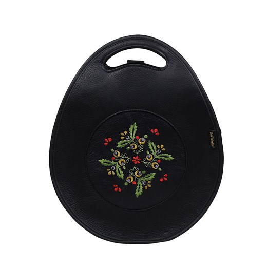 Czarna torebka damska Jagoda z funkcją plecaka ze sklepu Słoń Torbalski w kategorii Torby Shopper bag - zdjęcie 179796510