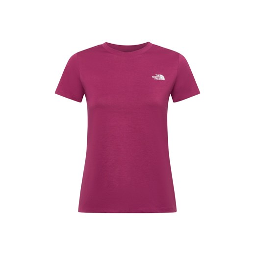 The North Face Koszulka damska - Simple Dome Slim Kobiety Bawełna malinowy jednolity ze sklepu vangraaf w kategorii Bluzki damskie - zdjęcie 179796714
