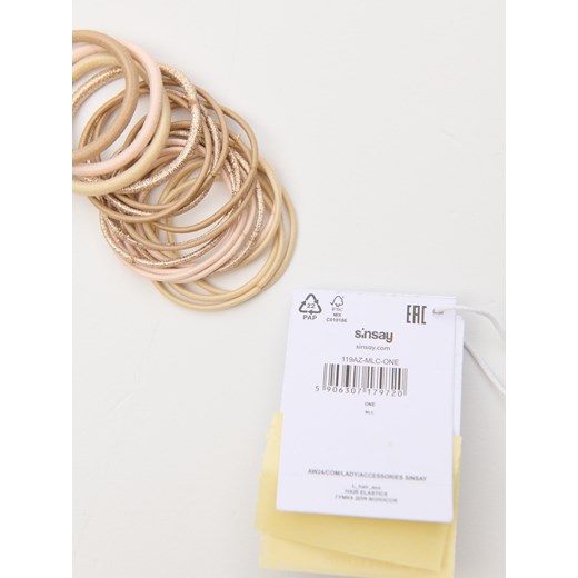 Sinsay - Gumki do włosów 20 pack - wielobarwny Sinsay One Size Sinsay