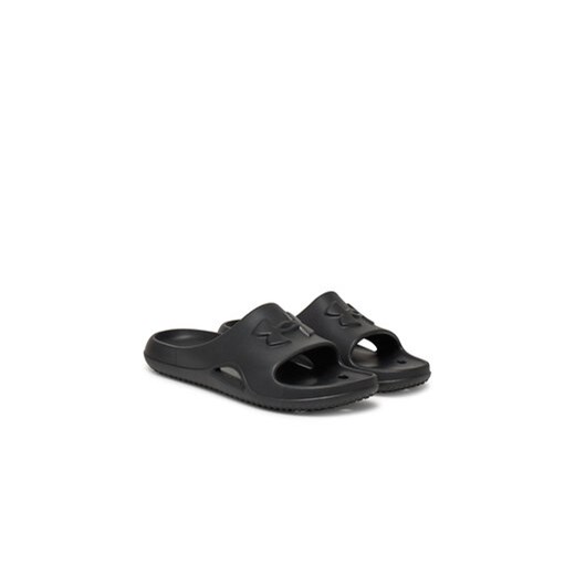 Klapki męskie Under Armour sportowe czarne bez zapięcia 