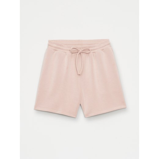 Mohito - Szorty z dodatkiem modalu - beżowy Mohito XS Mohito