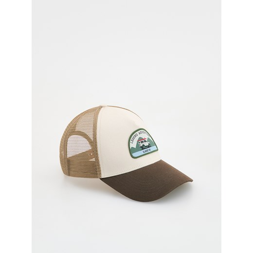 Reserved - Czapka trucker z naszywką - brązowy Reserved ONE SIZE Reserved