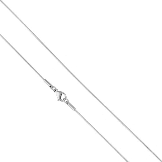 Łańcuszek srebrny splot linka cienka 45 cm stal chirurgiczna ze sklepu otien.com w kategorii Łańcuszki - zdjęcie 179802803