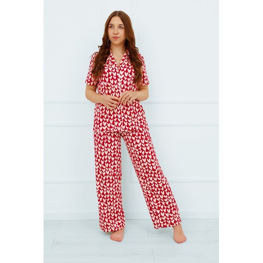 Piżama damska krótki rękaw, długie spodnie Ksenia ze sklepu italianfashion w kategorii Piżamy damskie - zdjęcie 179809302