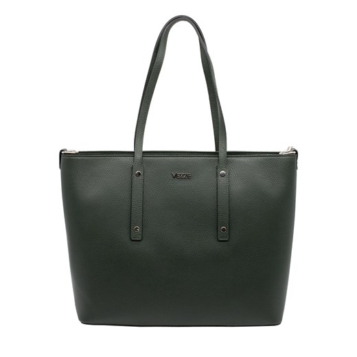 Torebka JULIA ze skóry naturalnej zieleń ze sklepu Rafallo w kategorii Torby Shopper bag - zdjęcie 179811492