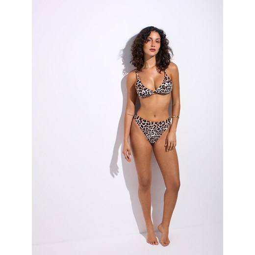 Mohito - Góra od bikini w panterkę - wielobarwny Mohito 42 Mohito