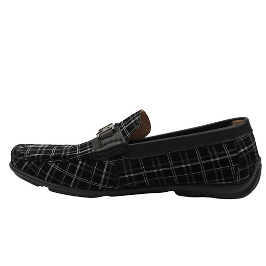 Mokasyny męskie John Doubare z klamrą eleganckie 