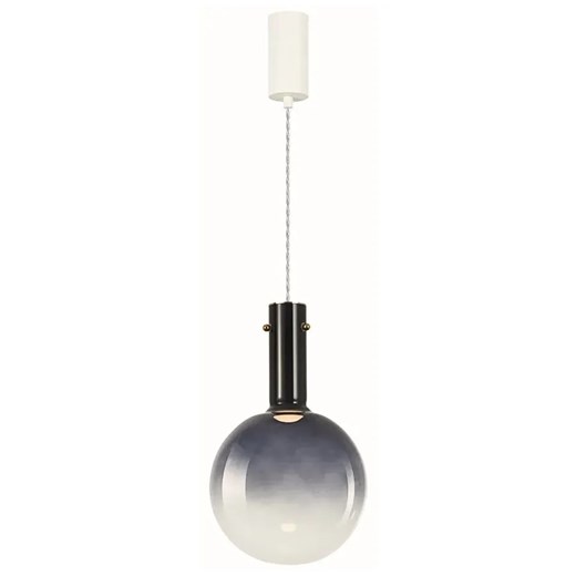 Lampa granatowa wisząca szklany klosz M7-H21 ze sklepu Edinos.pl w kategorii Lampy wiszące - zdjęcie 179813091