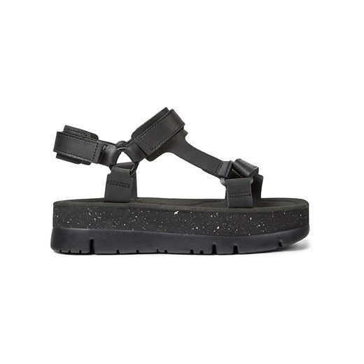 Camper Skórzane sandały w kolorze czarnym Camper 37 okazyjna cena Limango Polska