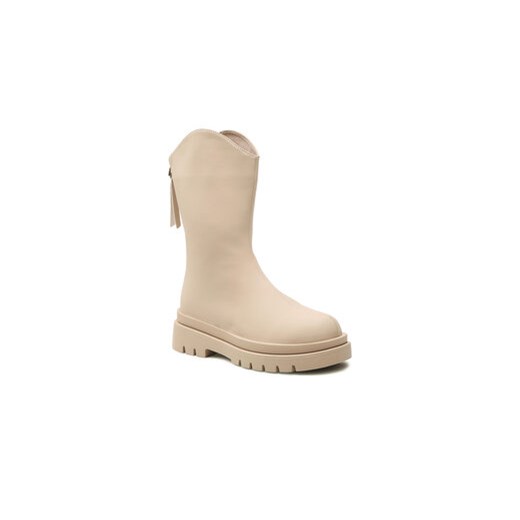 DeeZee Botki WS2601-01 Beżowy ze sklepu MODIVO w kategorii Workery damskie - zdjęcie 179814562
