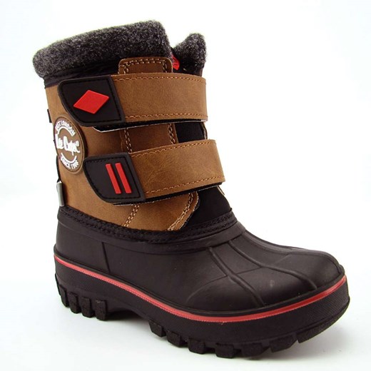 Lee Cooper LCJ-24-44-2864 Śniegowce dziecięce ocieplane na zimę ze sklepu senity.pl w kategorii Buty zimowe dziecięce - zdjęcie 179815641