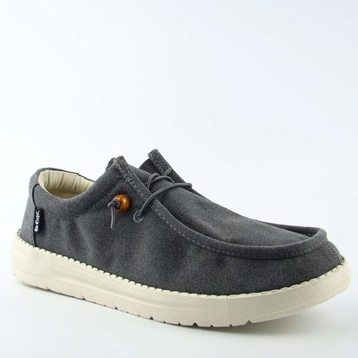 Lee Cooper LCW-25-01-3231 męskie mokasyny lekkie półbuty szare ze sklepu senity.pl w kategorii Mokasyny męskie - zdjęcie 179815764