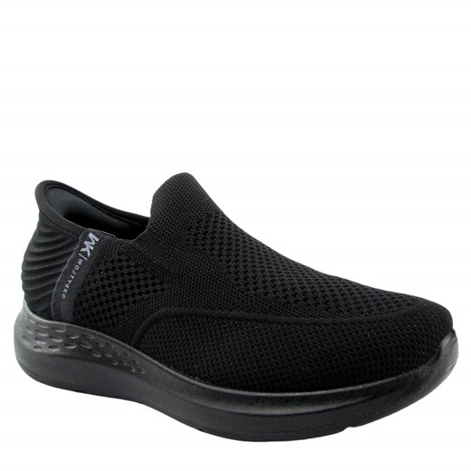 Wojtyłko 8A25373 męskie buty sportowe wsuwane czarne ze sklepu senity.pl w kategorii Buty sportowe męskie - zdjęcie 179816832