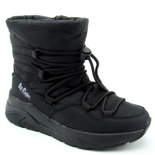 Lee Cooper LCJ-24-47-3156 Śniegowce damskie zimowe botki ocieplane czarne ze sklepu senity.pl w kategorii Śniegowce damskie - zdjęcie 179817472
