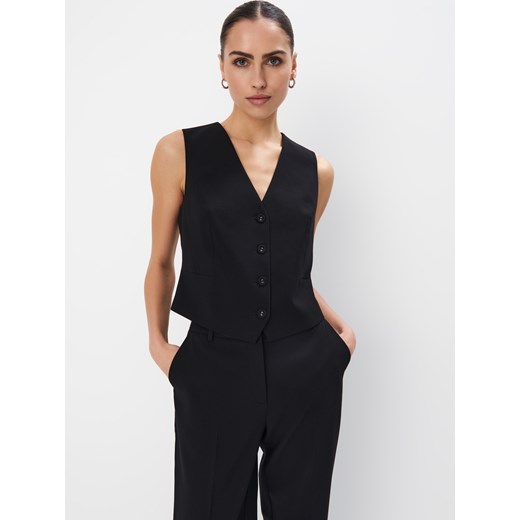 Mohito - Elegancka kamizelka - czarny ze sklepu Mohito w kategorii Kamizelki damskie - zdjęcie 179818161