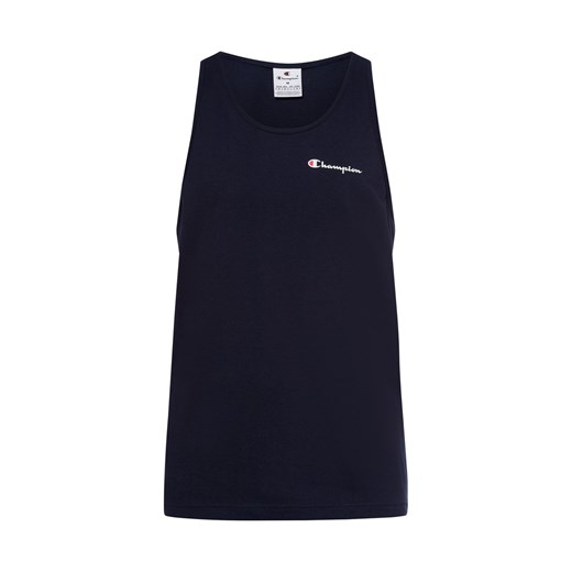 Champion Tank top męski Mężczyźni Bawełna granatowy jednolity ze sklepu vangraaf w kategorii T-shirty męskie - zdjęcie 179819172