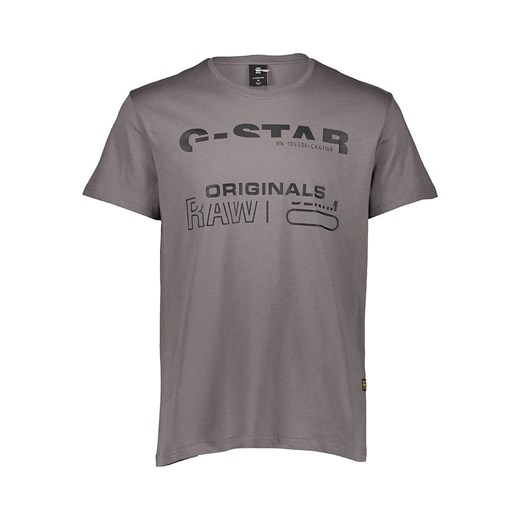 G-Star Koszulka w kolorze szarym ze sklepu Limango Polska w kategorii T-shirty męskie - zdjęcie 179819762