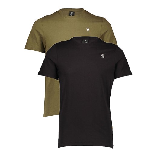 T-shirt męski zielony G-Star bawełniany