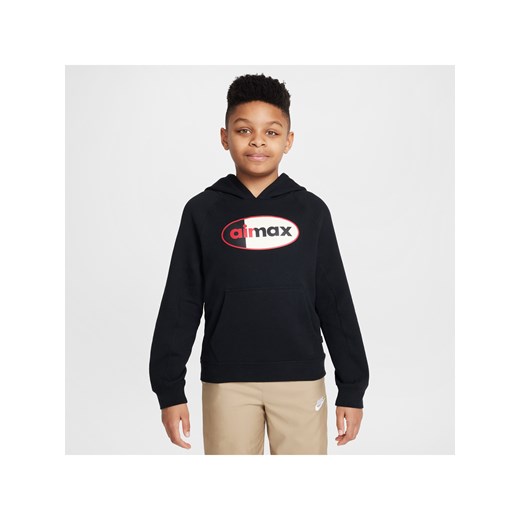 Bluza piłkarska z kapturem dla dużych dzieci Nike Air Liverpool F.C. Special Edition - Czerń ze sklepu Nike poland w kategorii Bluzy chłopięce - zdjęcie 179824640